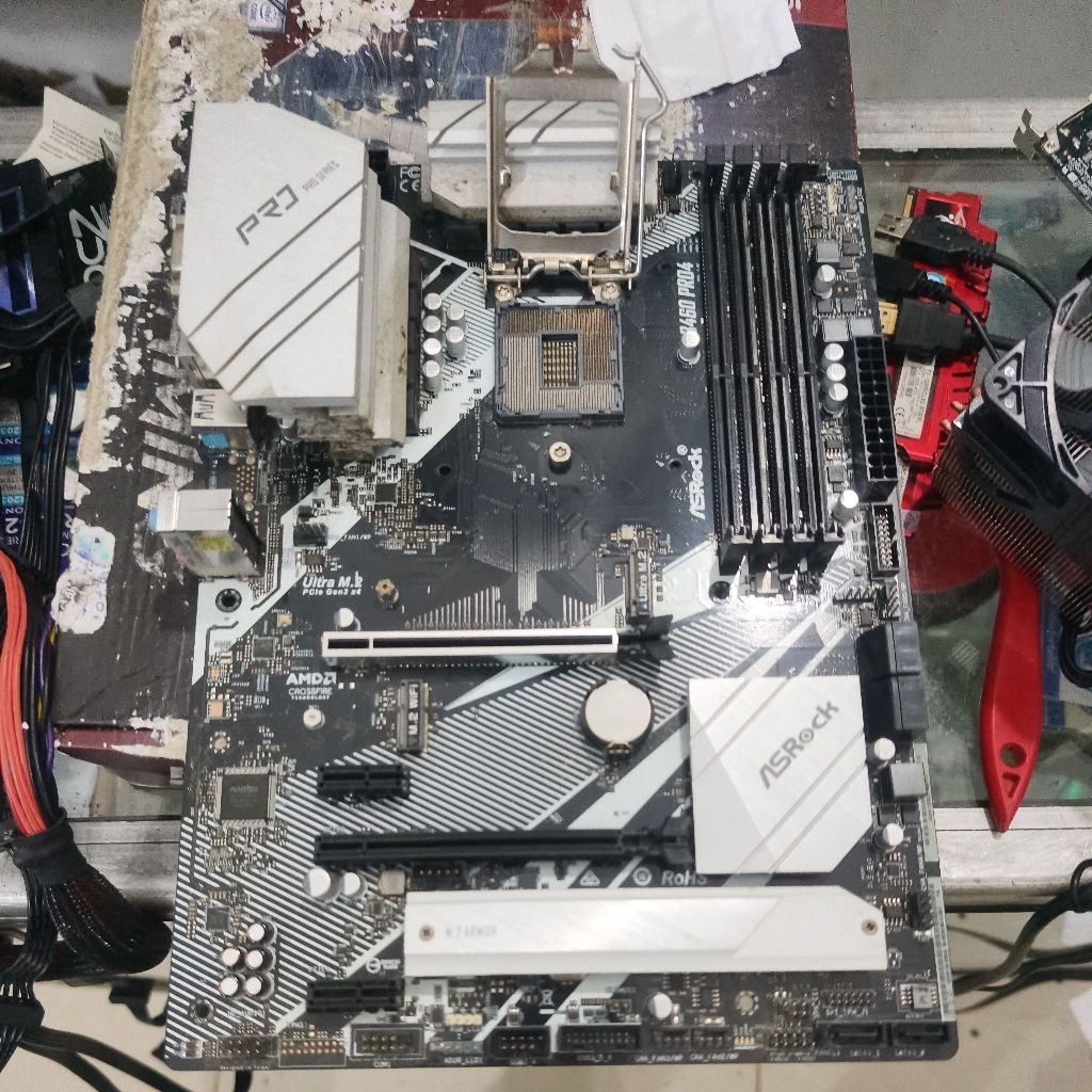mainboard asrock b460  ddr4 socket 1200