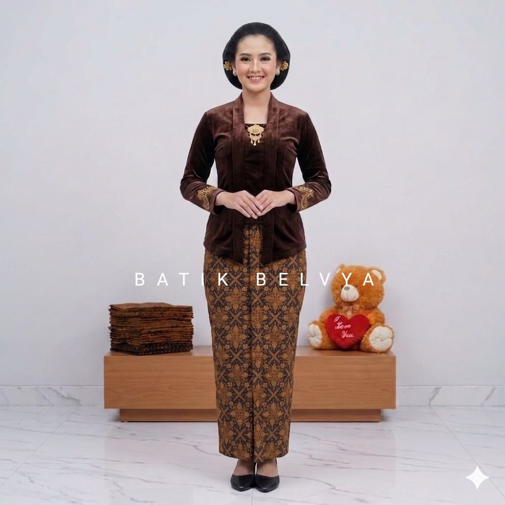 Rok Wiru Batik Motif Satria Wibawa kain asli sragen sogan lawasan Batik Belvya rok batik instan keru