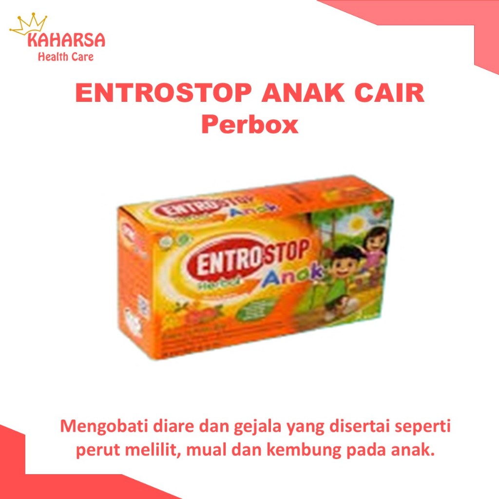 ENTROSTOP ANAK CAIR Obat Diare Anak/Perut Kembung/Mual/Mencret [Perbox]