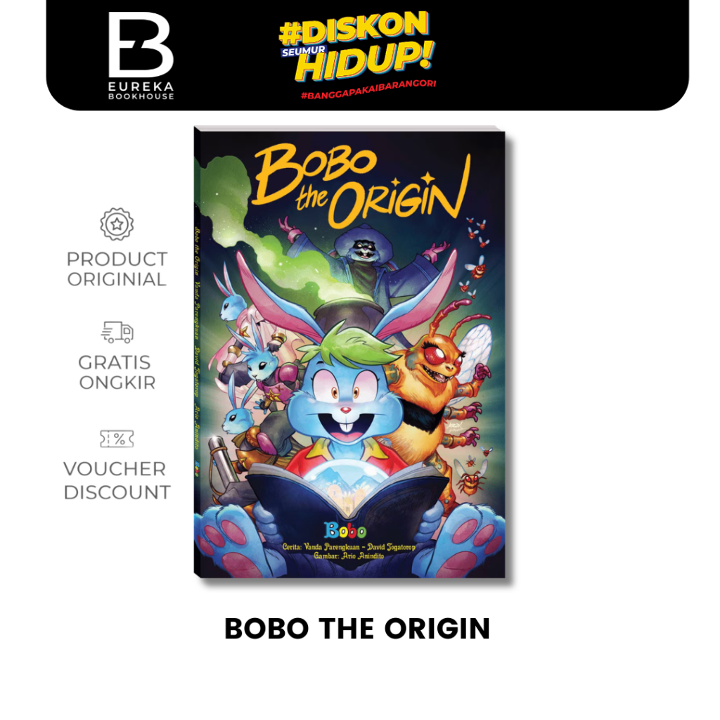 PRE ORDER MAJALAH BOBO KOMIK GRAPHIC NOVEL ‘’BOBO THE ORIGIN’’