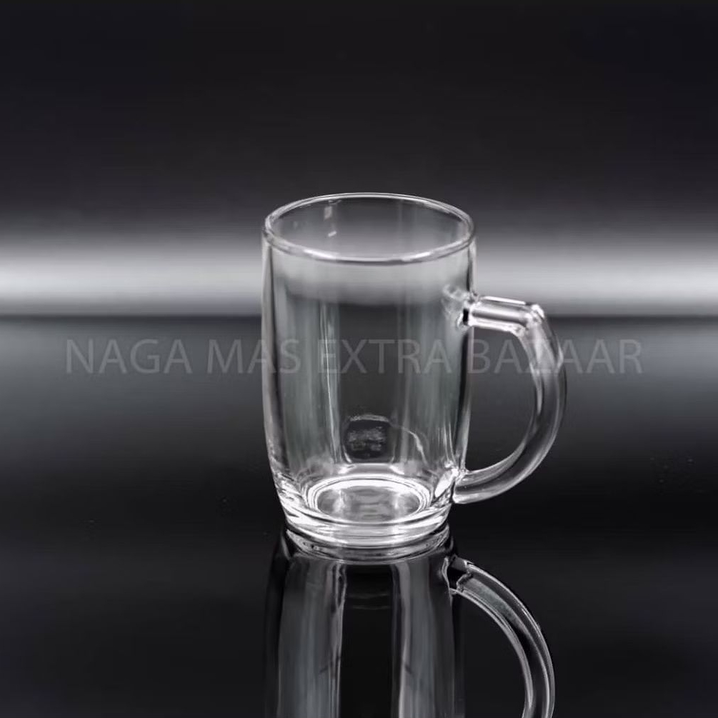 Gelas Gagang Kaca / Gelas Teh / Gelas Kopi