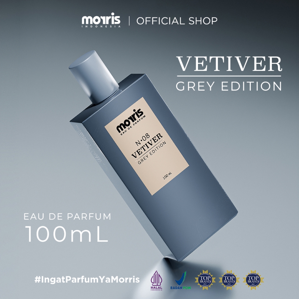 Morris Eau De Parfum Grey Edition 100ml - Parfum Pria