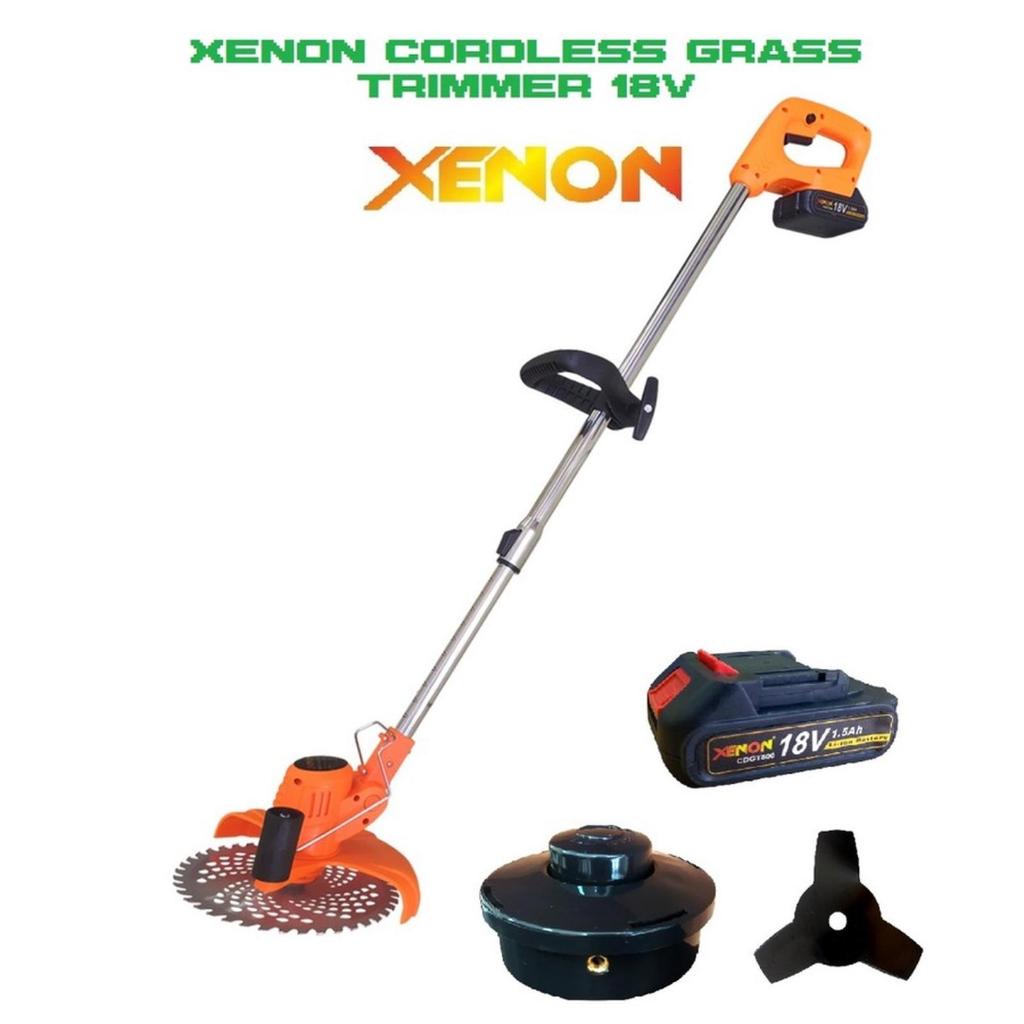 Xenon CDGT 720 Mesin Potong Rumput 18V Baterai Cordless Grass Trimmer