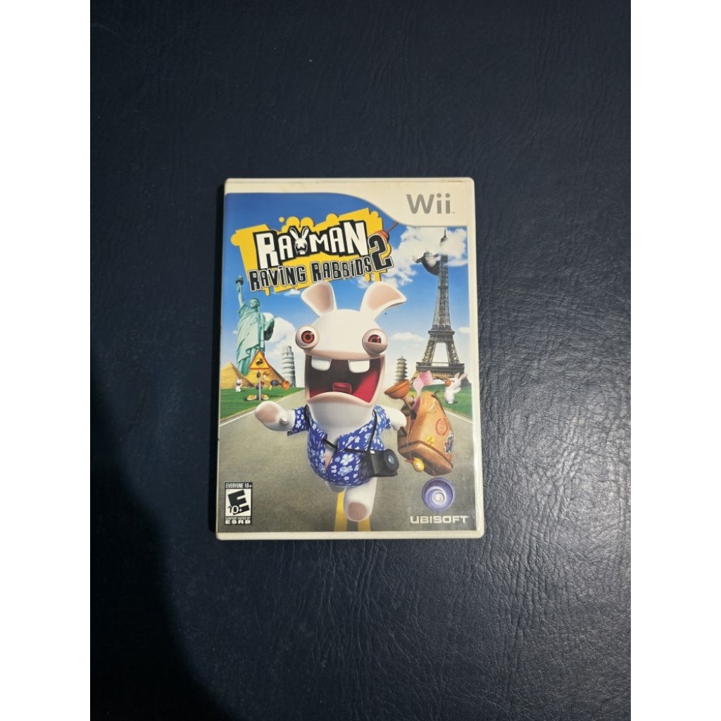 Nintendo Wii Rayman Raving Rabbids 2 Second BD Kaset CD Game Retro Ori Games Original