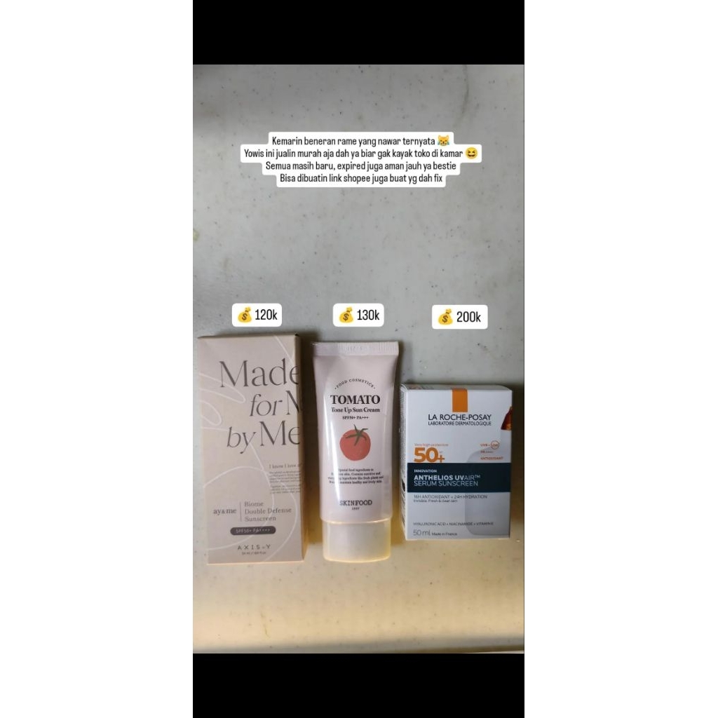 Axis-y double defense sunscreen