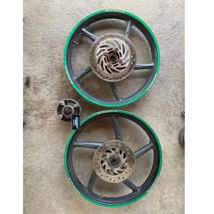 Velg Palang Supra x 125 Fi Original Full Set Piringan Detar