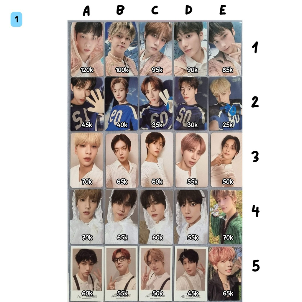 PC Official TXT Photocard Tomorrow by Together Soobin Yeonjun Beomgyu Taehyun Hueningkai Lucky Draw 