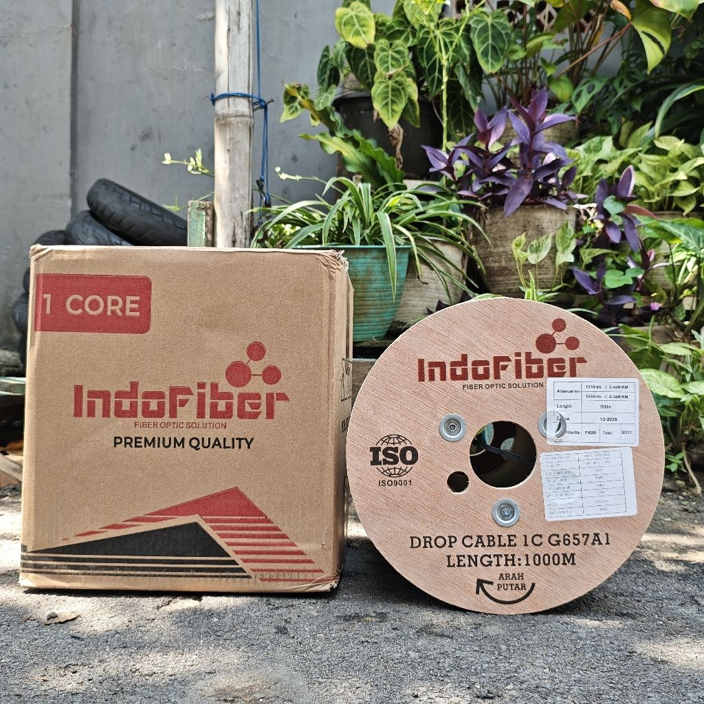 Dropcore 1 Core 3 Seling Indofiber - 1 Core 3 Seling Indofiber Premium Fiber optik
