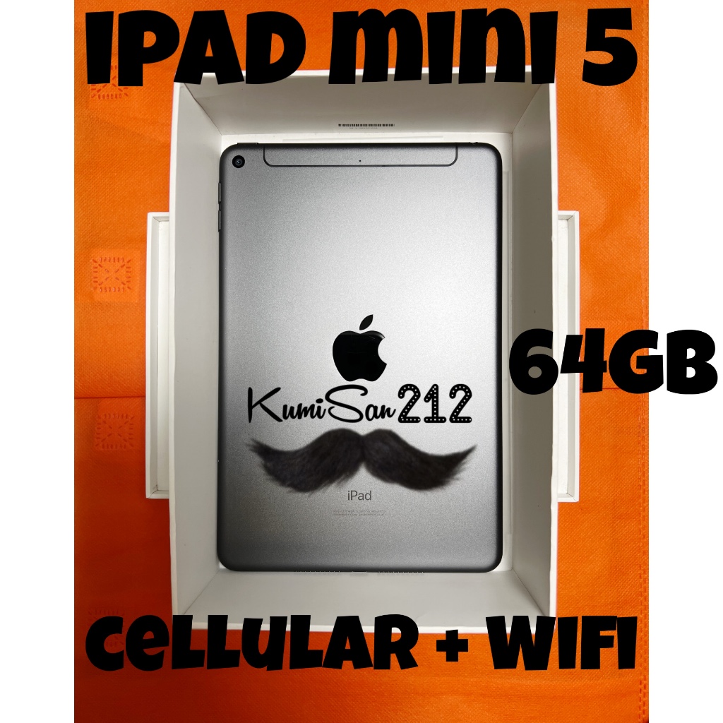 iPad Mini 5 64GB Cellular WiFi Space Gray Resmi Indonesia iBox DiGiMAP