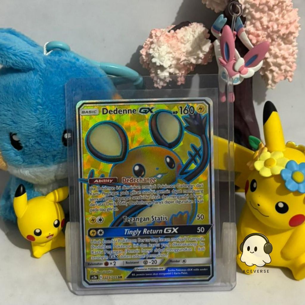 Dedenne GX 225/205 SR - AC3a Kartu Pokemon Indonesia