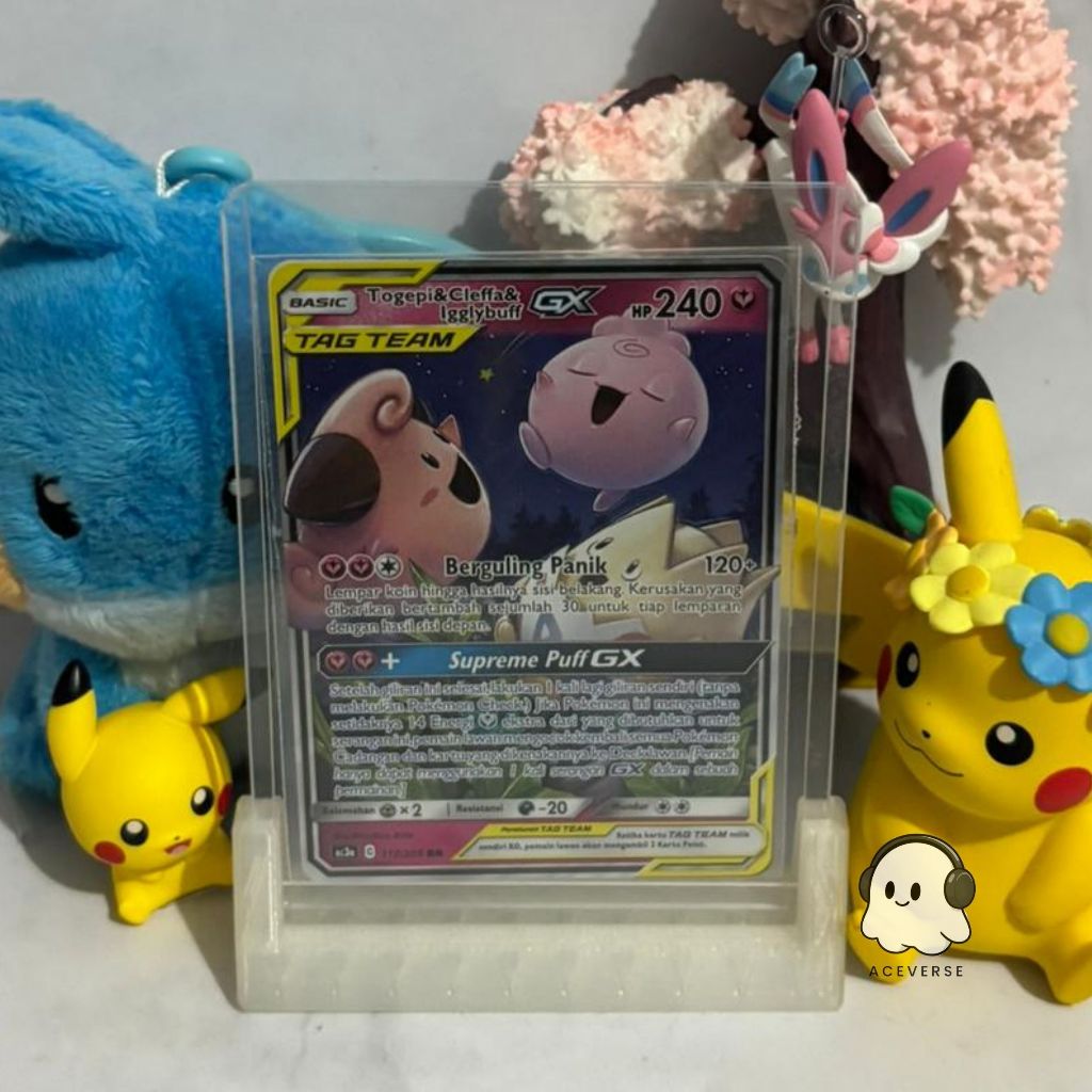 Togepi & Cleffa & Igglybuff 117/205 RR - AC3a Kartu Pokemon Indonesia