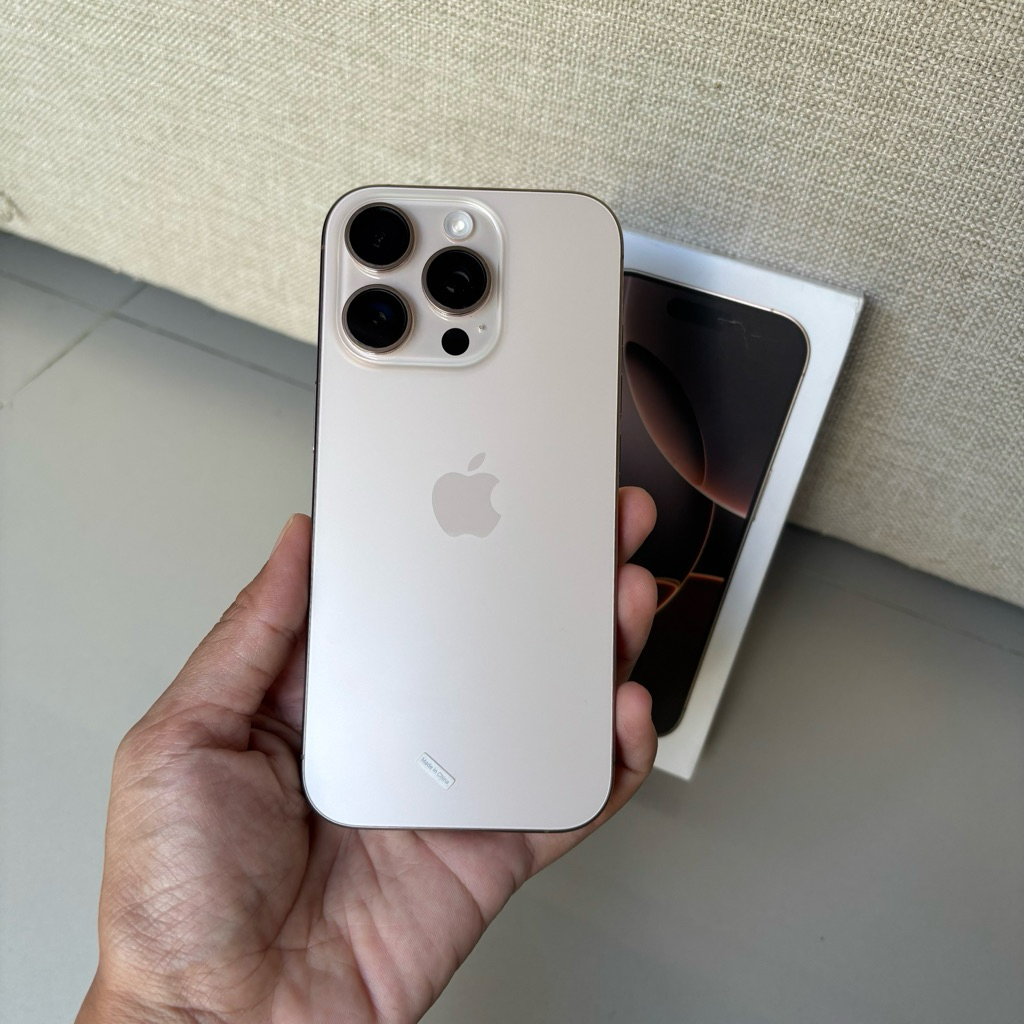 IPHONE 16 PRO 128GB SECOND IBOX/DIGIMAP FULLSET DESERT TITANIUM