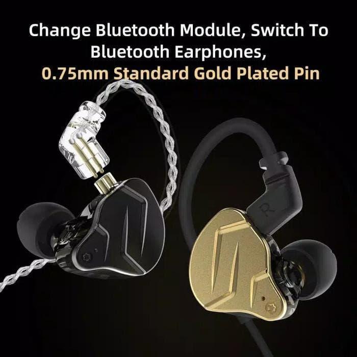 Earphone Knowledge Zenith KZ - ZSN PRO X - Driver IEM 1BA + 1DD - Gold