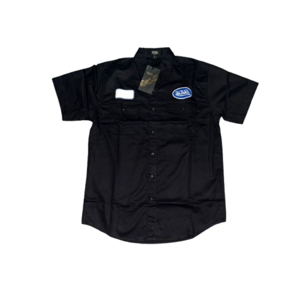 WorkShirt Von Dutch Black On White