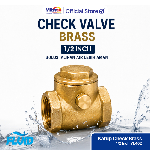 Katup Satu Arah Check Valve 1/2 Inch YL402 - Fluid