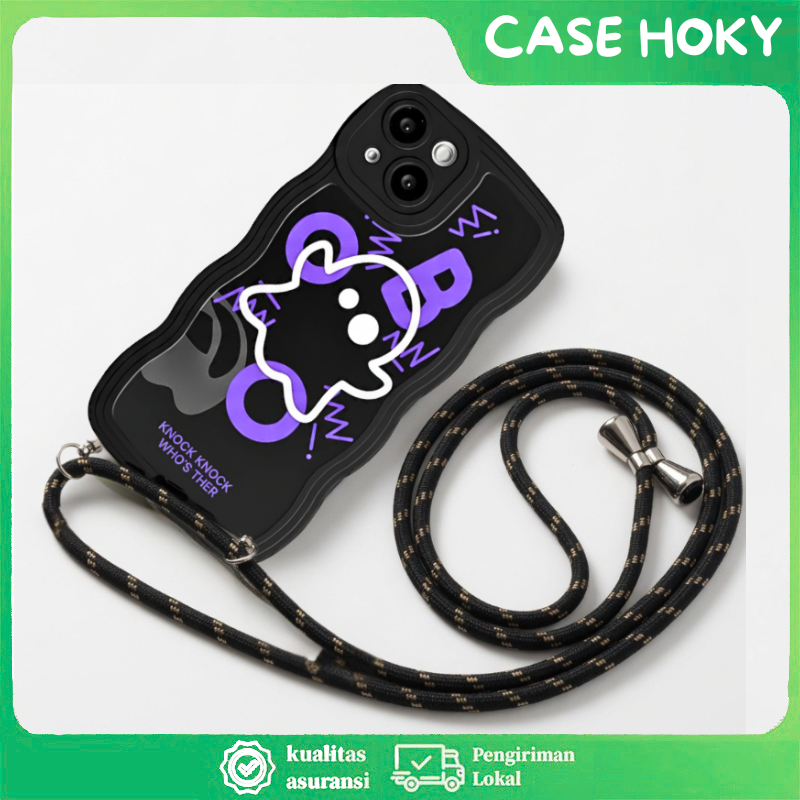 Casing Tali Lanyard Infinix Hot 20S 30 Note 10 Pro NFC Note 30 Case Softcase Slempanng Ghost Terbaru