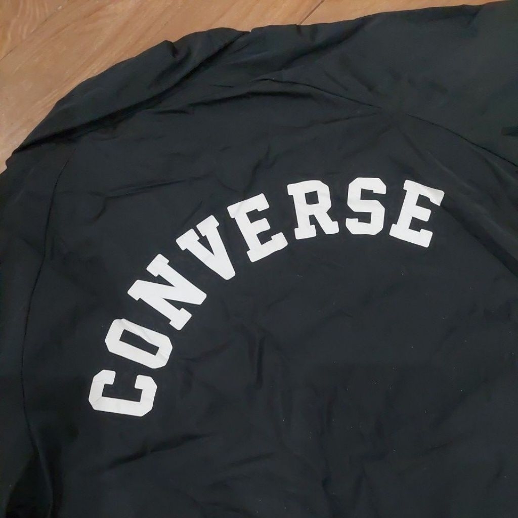 CONVERSE JAKET ANAK HITAM BLACK ORIGINAL LIKE NEW WATERPROFF