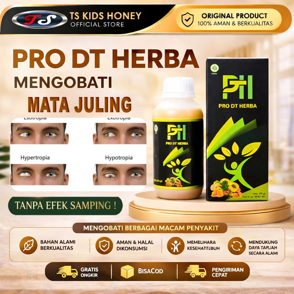 PRO DT HERBA 350g Obat Herbal Mata Katarak Glaukoma Rabun Juling Plus Minus Cembung Tanpa Operasi