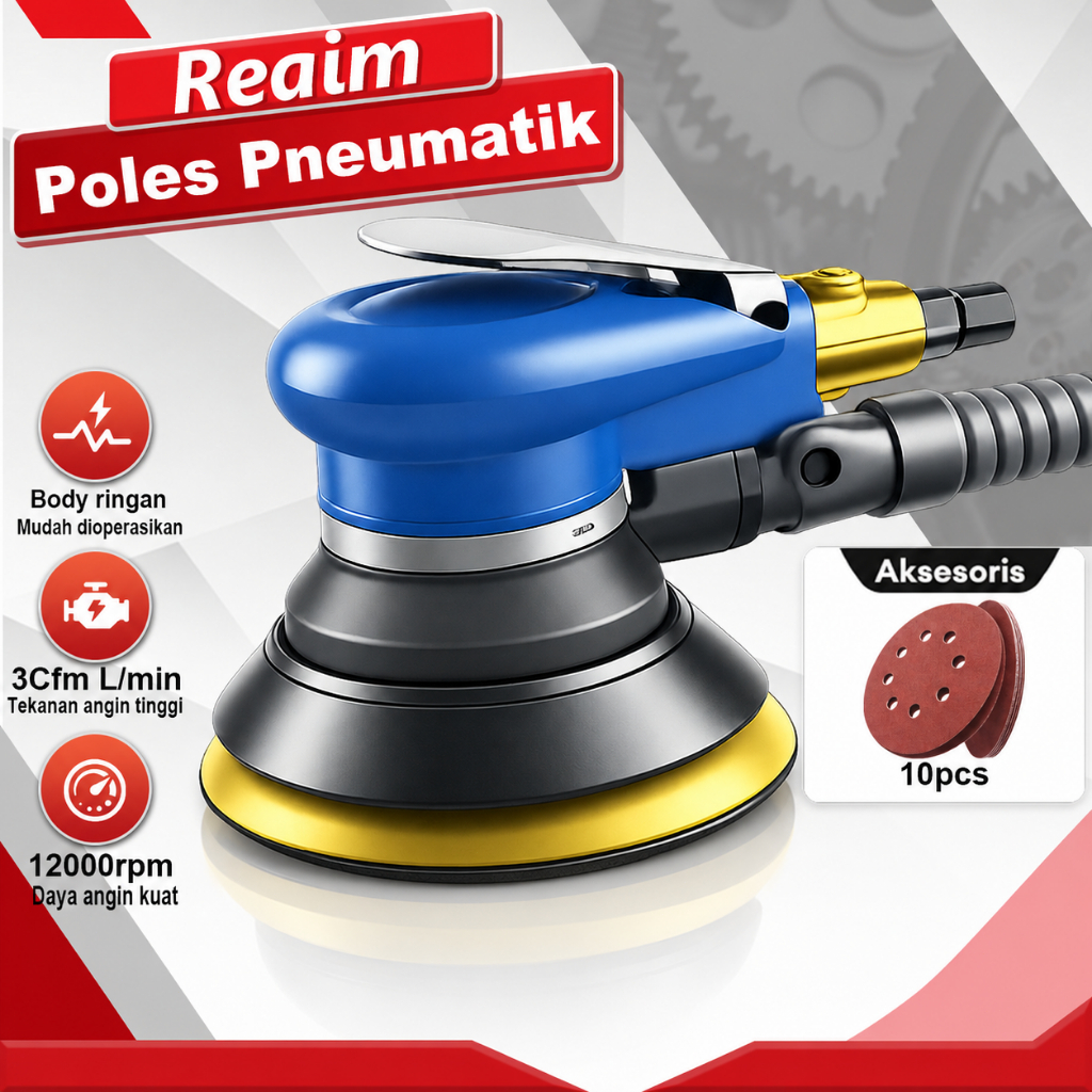 Reaim Mesin Poles Body Mobil 12000rpm Mesin Poles Mobil Body Motor