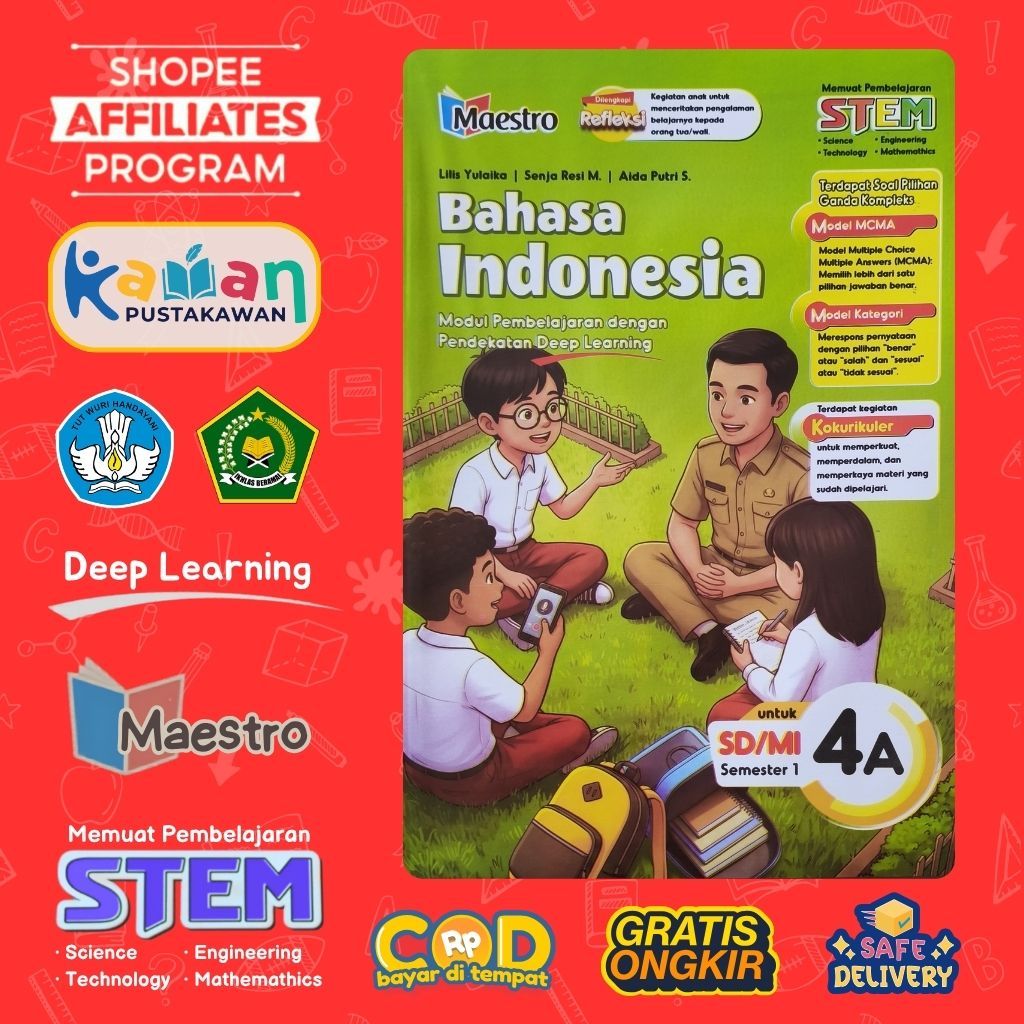 Maestro Bahasa Indonesia Kelas 4 SD/MI Modul Ajar