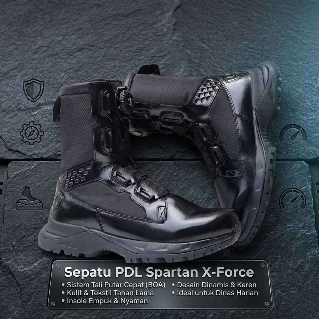 Sepatu PDL Spartan X-FORCE Tali Putar