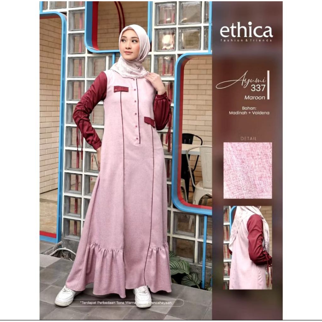 Gamis ethica dewasa diskon 50%