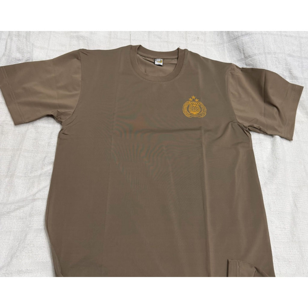 kaos jatah polri / kaos jatah polisi bahan jersey