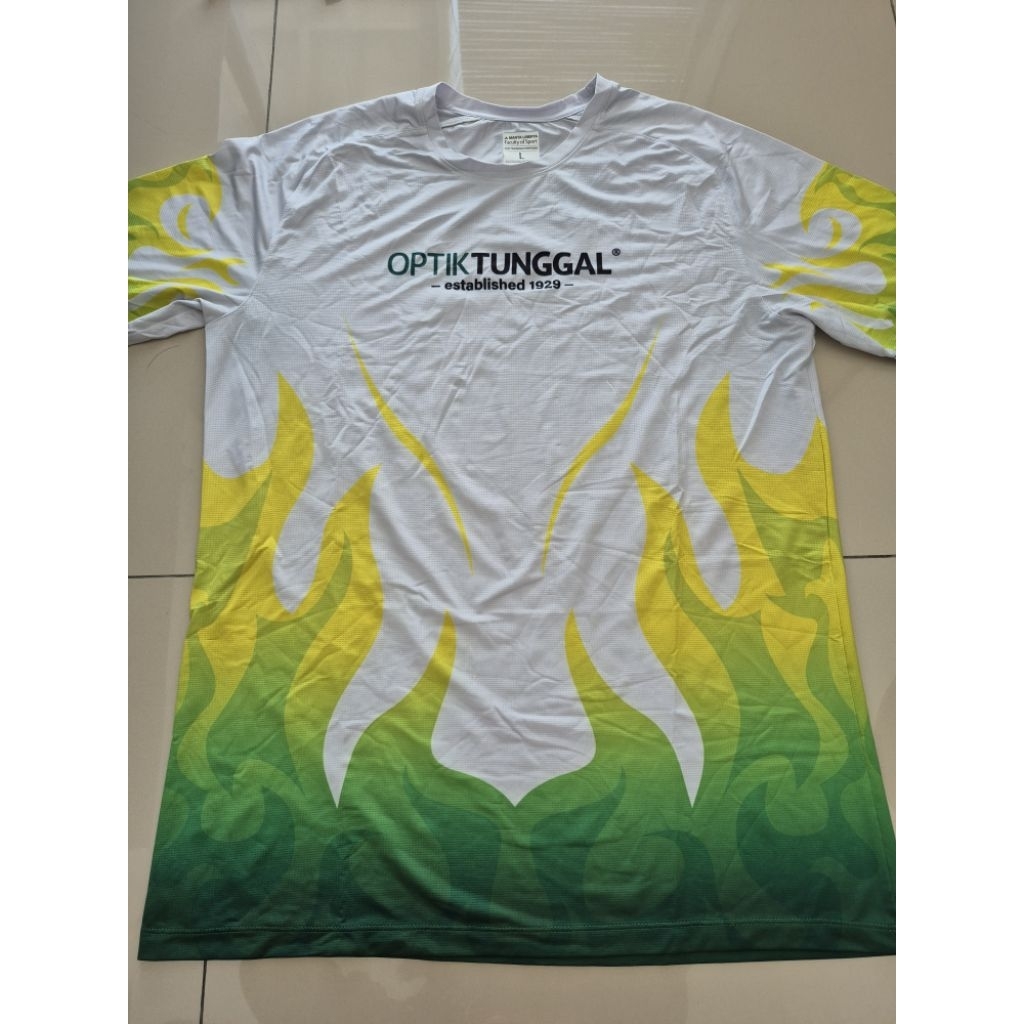 Jersey Lari Run With Optik Tunggal Size L