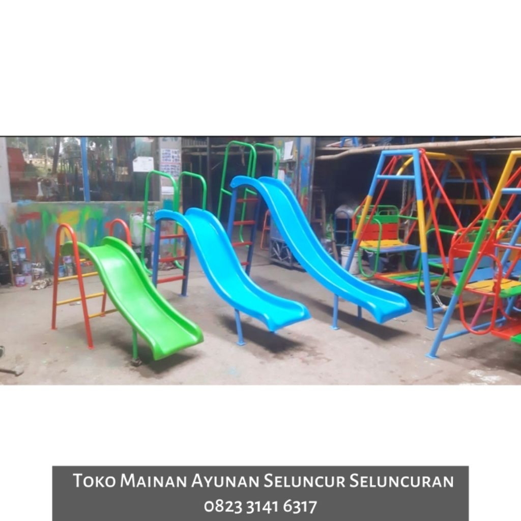 Perosotan - Prosotan - Perosotan Besi Outdoor - Prosotan Besi Outdoor - Perosotan Anak Tk Paud - Pro