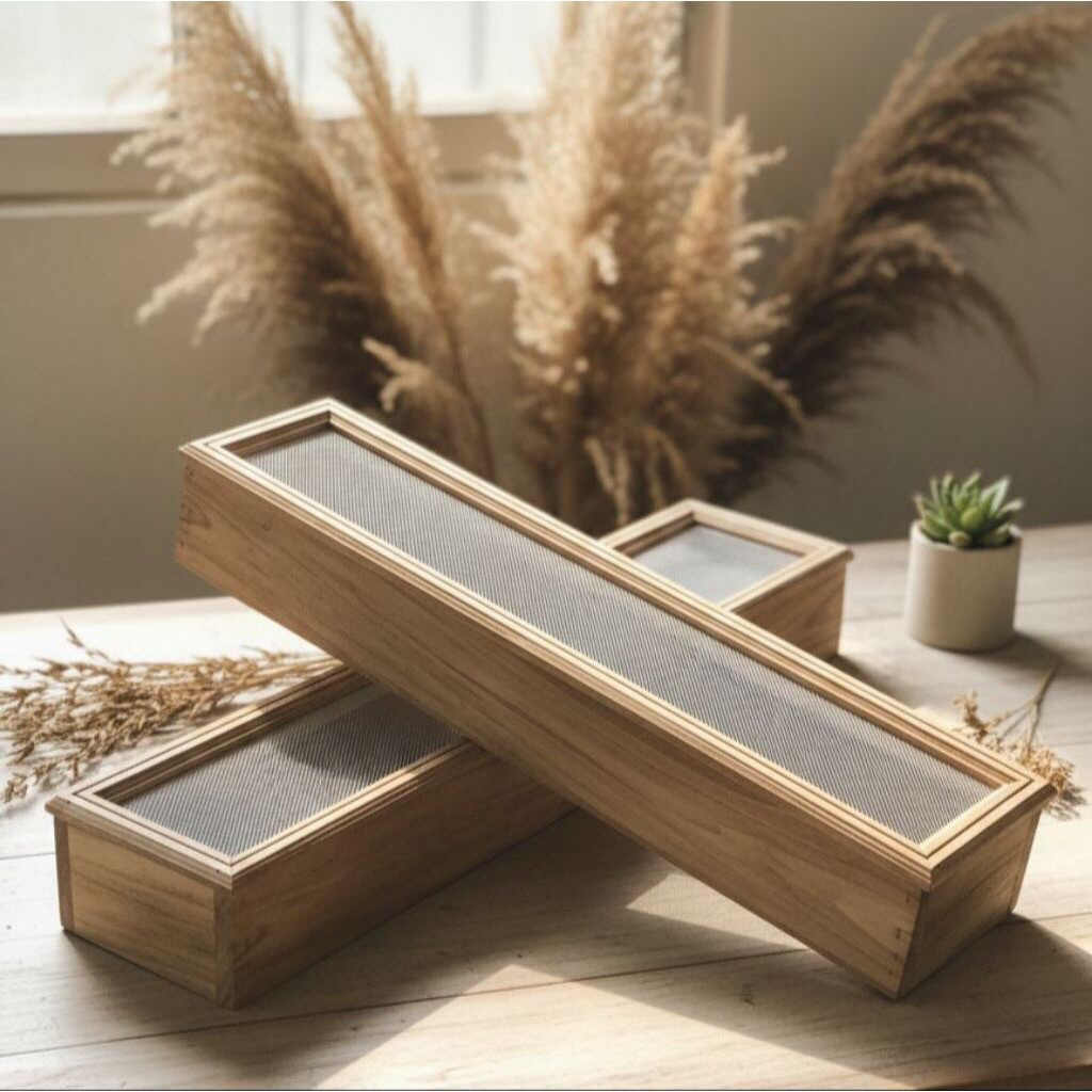 Loster Ventilasi Udara Kayu Jati Ukuran 11x40 11x50 Cm