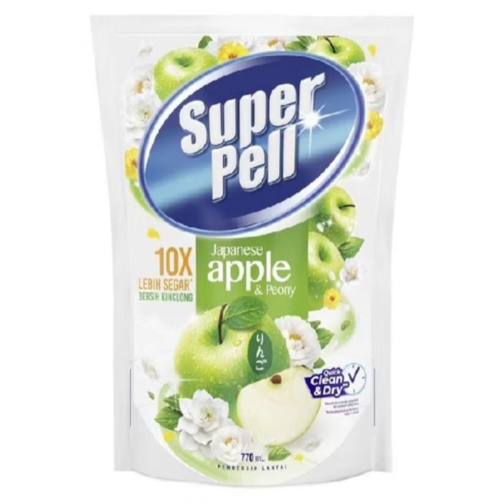 SuperPel Japanese Apple & Peony Pembersih Lantai