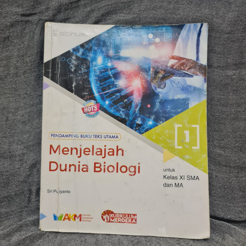 Buku Menjelajah Dunia Biologi Kelas 11 XI SMA MA Kurikulum Merdeka Penerbit Platinum Tiga Serangkai