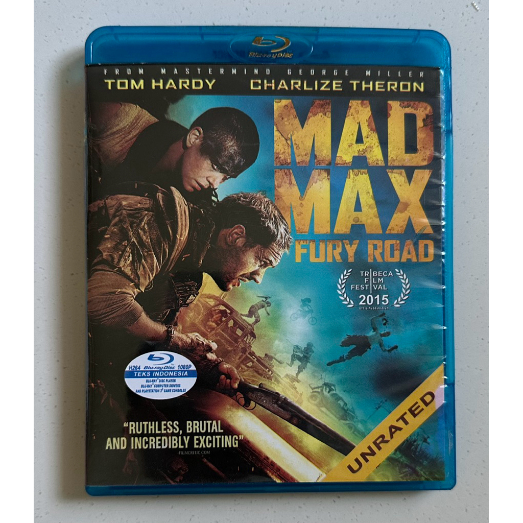 BD Blu-ray disc Mad Max Fury Road lokal