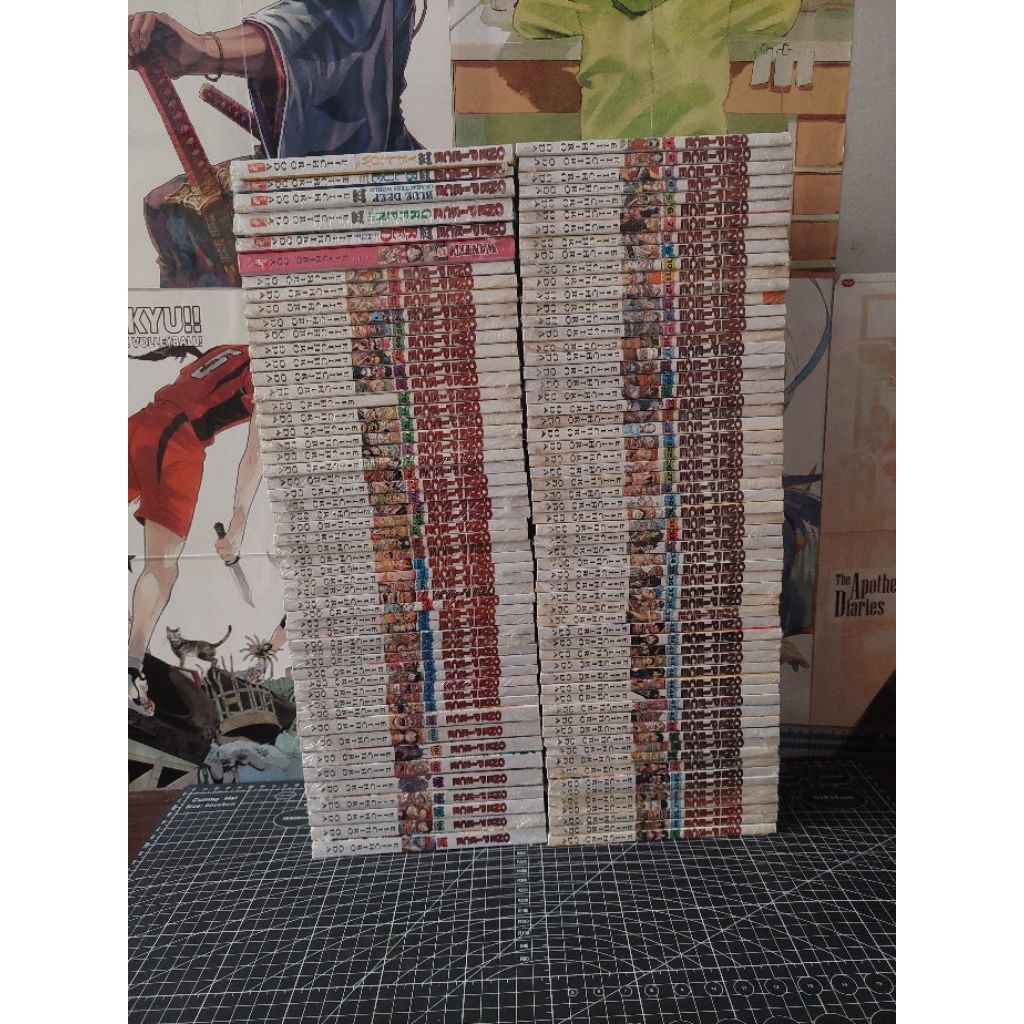 Komik ONE PIECE 1-107 Set FULL SEGEL + All Databook (Green, Blue, Yellow, Red, Blue Deep) + Wanted +