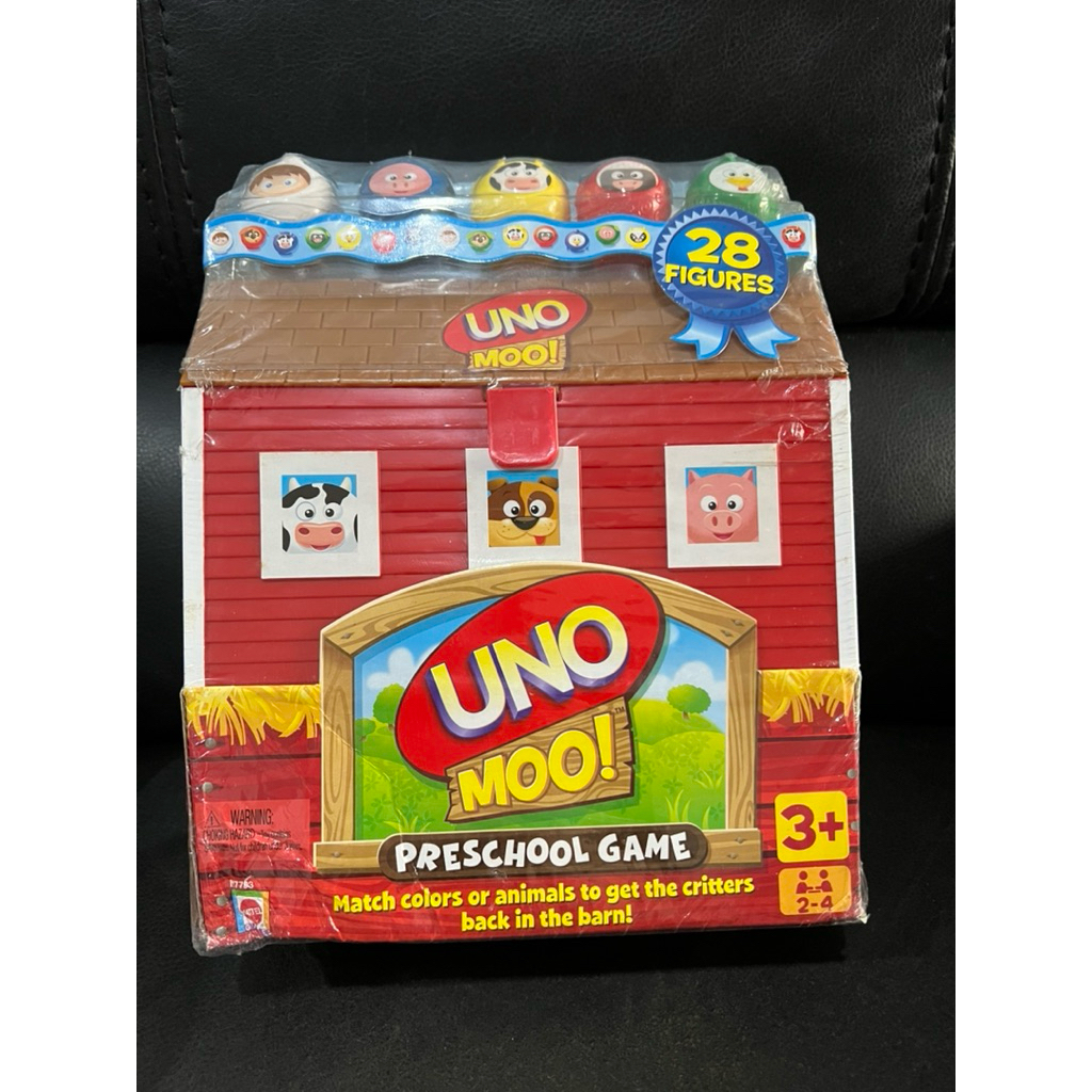 [ NEW ] UNO MOO Preschool Game Original Mattel