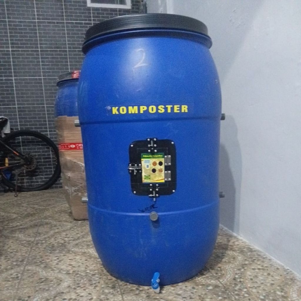 Drum / Tong komposter / composter 200 liter