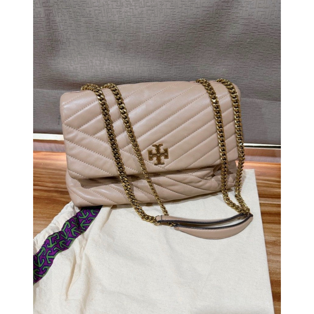 PRELOVED TORY BURCH KIRA CHEVRON