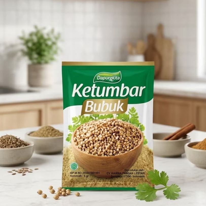 Ketumbar Bubuk DapurKita (6gr) 1 renceng isi 12 pcs