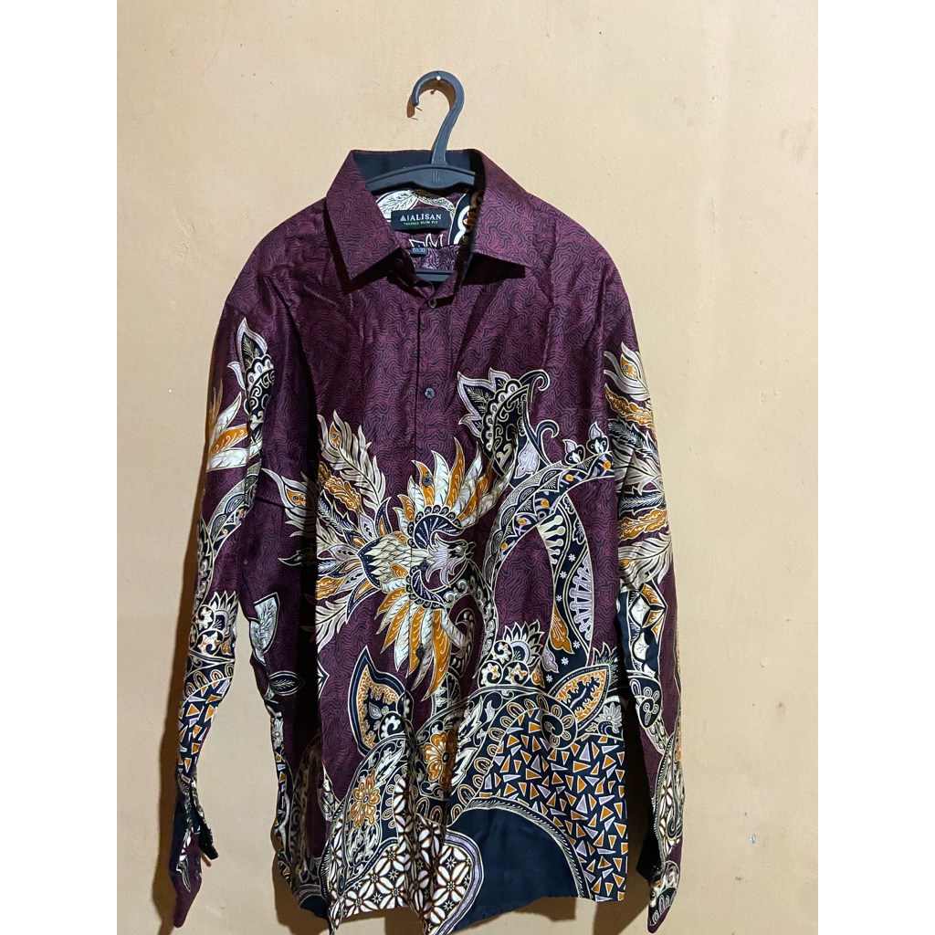 Kemeja Batik alisan slim fit