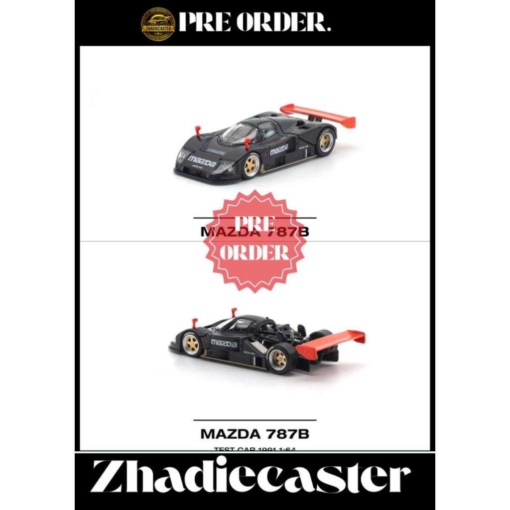 (PRE ORDER) POP RACE MAZDA 787B TEST CAR 1991