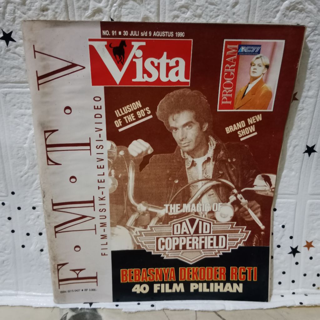 original majalah vista no 91 Juli Agustus 1990