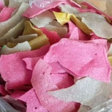 Kerupuk Mentah 1 kg | Kerupuk Upil Mentah Gurih Renyah Goreng Pasir / Minyak