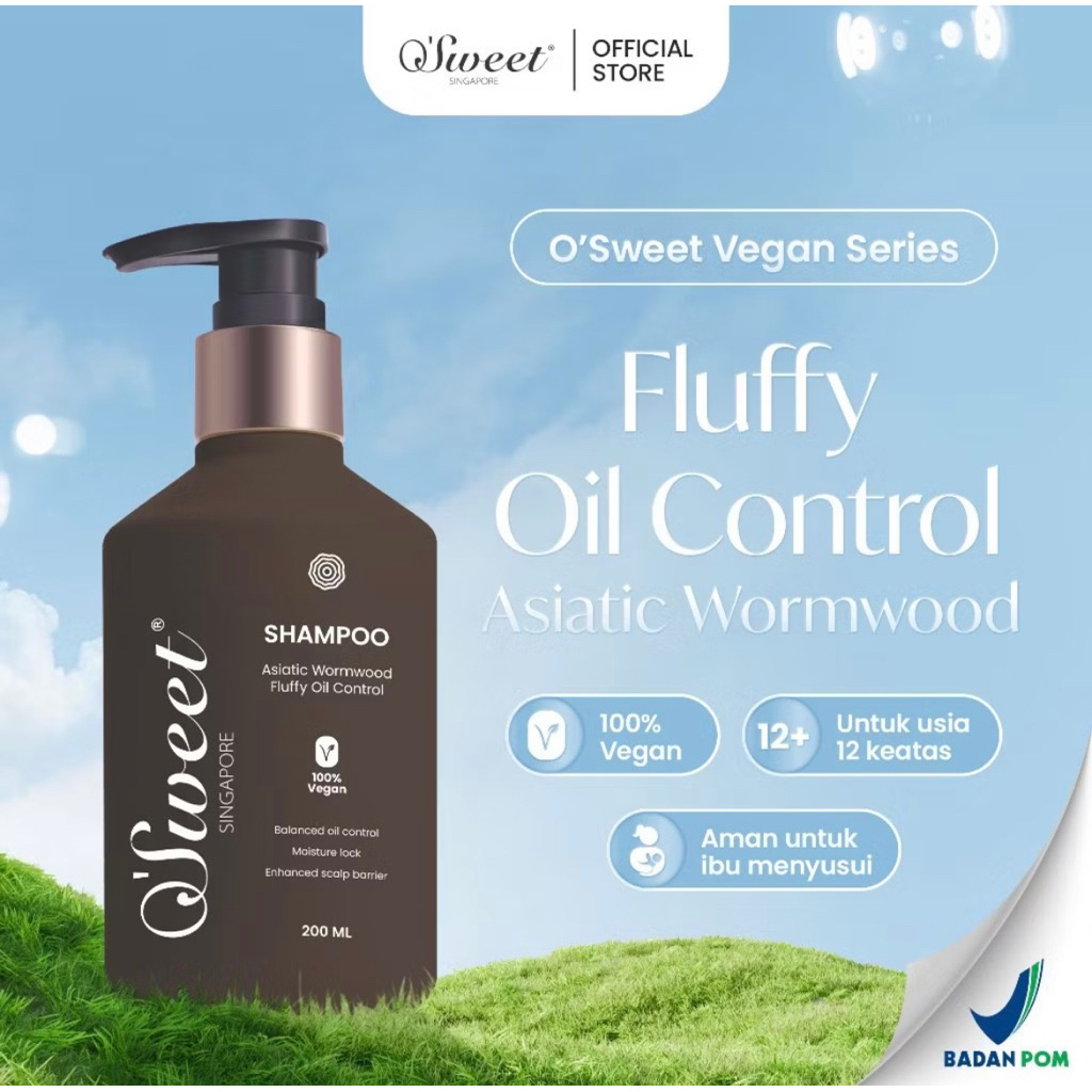 PRELOVED O'Sweet Singapore | Asiatic Wormwood 100% Vegan, Shampoo Rambut Berminyak, Solusi Rambut le
