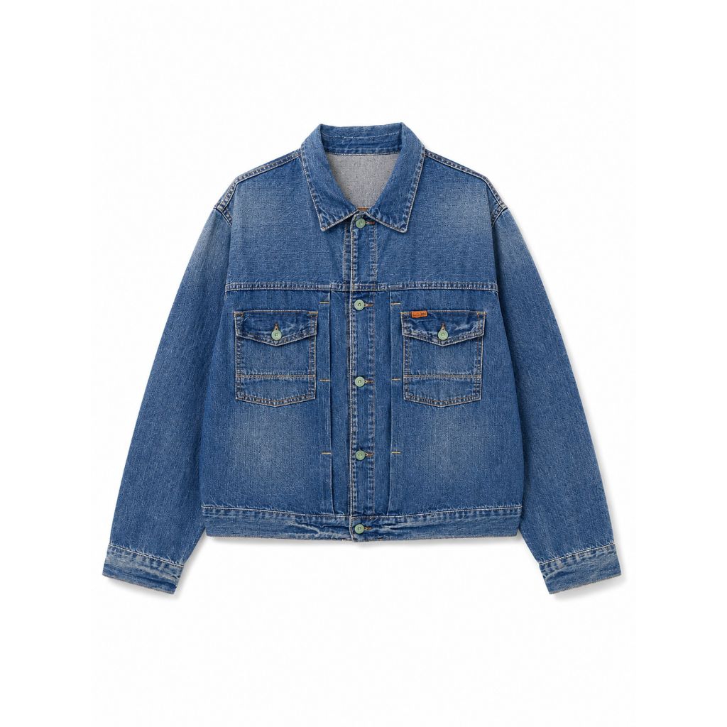 Vtg Ralph Lauren RL Trucker Denim Type II