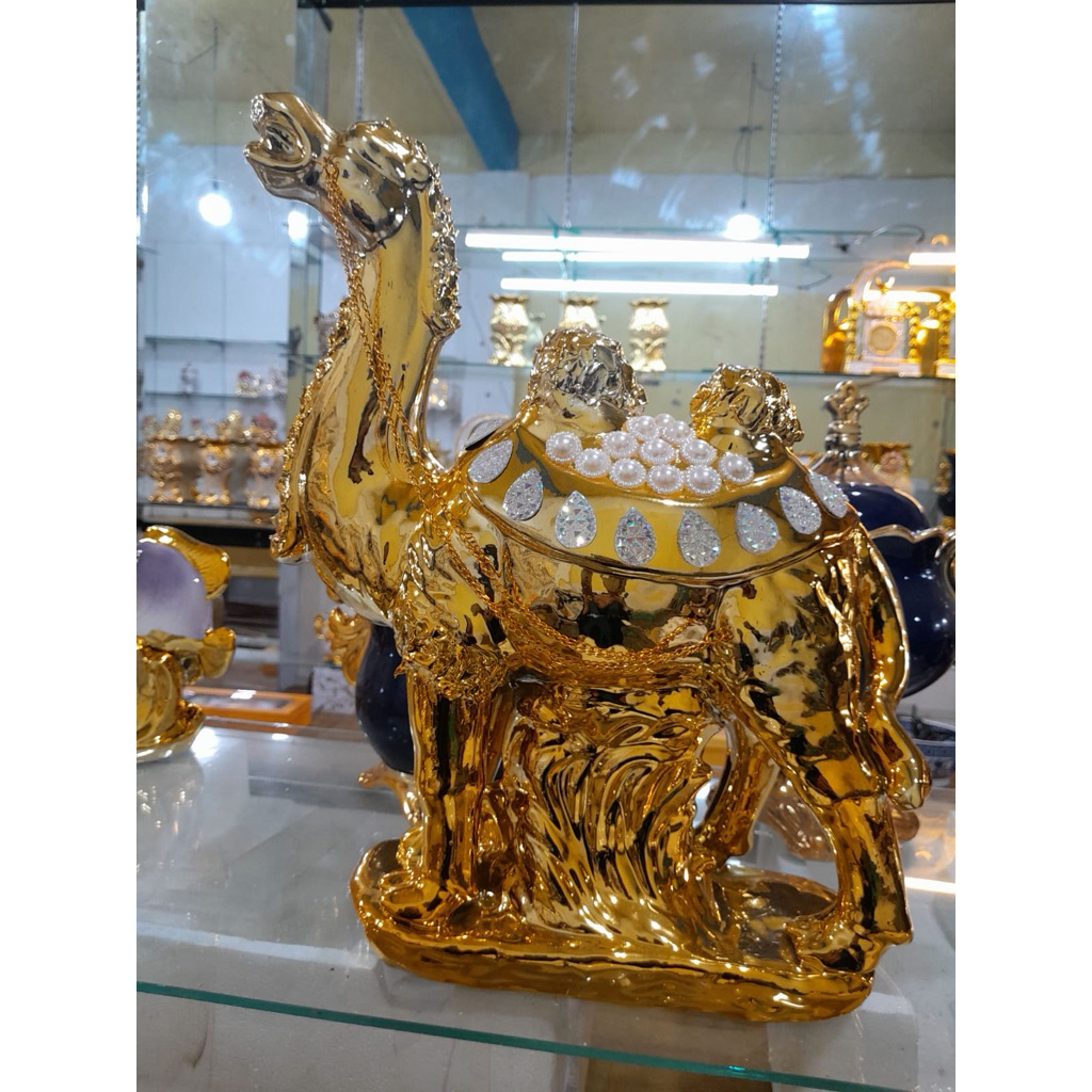 Pajangan Hias Unta Gold Jumbo