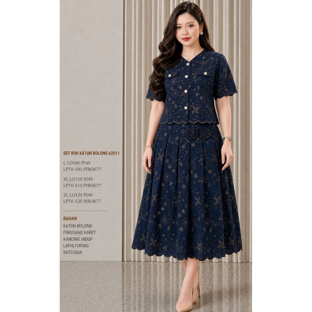 62011 SET ROK KATUN BOLONG L-2L PREMIUM