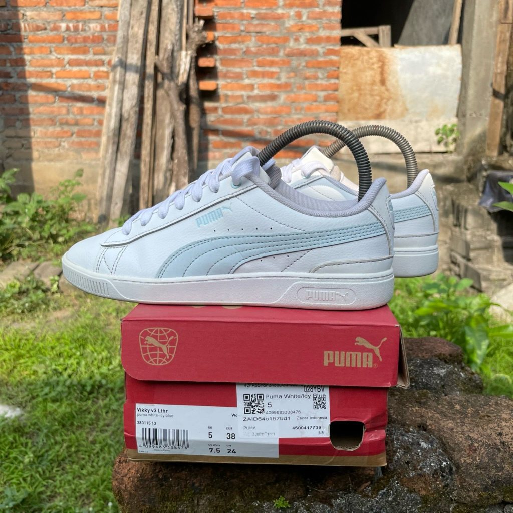 Sepatu Puma Vikky V3 Leather Second Original