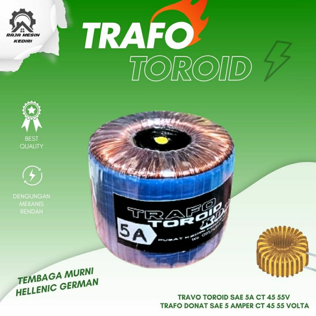 trafo teroid gulungan tembaga ori