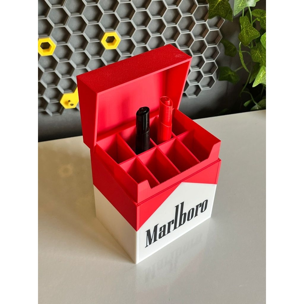 Pen Holder bolpoint alat tulis merk Rokok