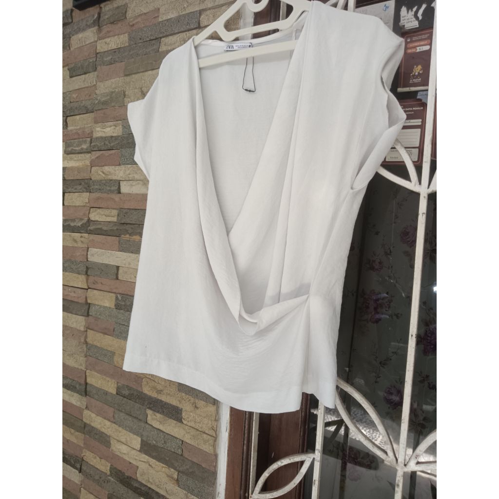 blouse zara wanita preloved original